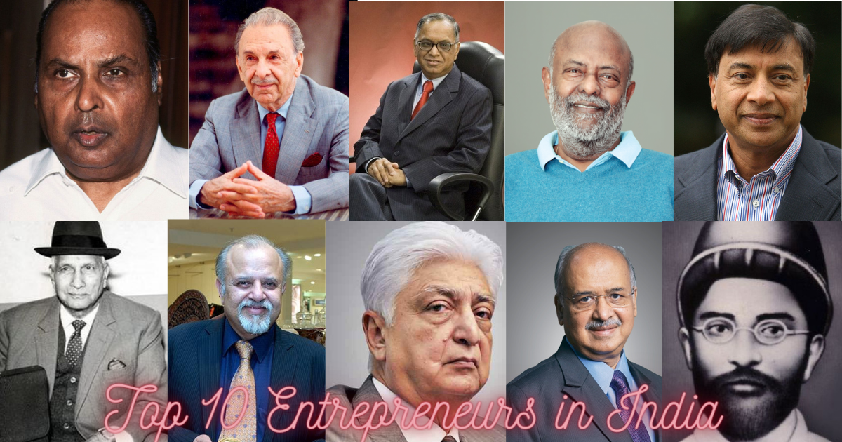 Top 10 Entrepreneurs in India