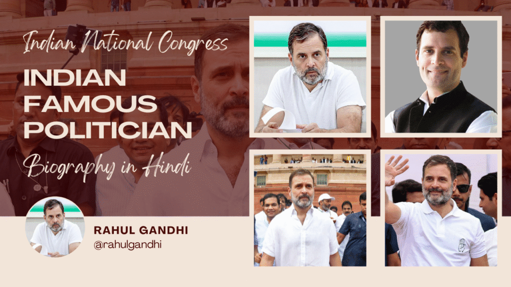 Rahul Gandhi Biography in Hindi